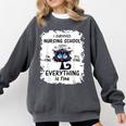 I Survived Nursing School Graduation 2025 Comfort Colors Sweatshirt Pepper