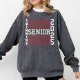 Swimming Senior Night Swimming Senior 2025 Graduation 40 Comfort Colors Sweatshirt Pepper