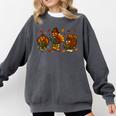 Teacher Fall Thanksgiving Turkey Reading Books Lovers Comfort Colors Sweatshirt Pepper Teacher Fall Thanksgiving Turkey Reading Books Lovers Comfort Colors Sweatshirt Pepper