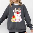 Teacher Pig Cute Farm Animal Book Lover School Student For Men Women Kids Comfort Colors Sweatshirt Pepper Teacher Pig Cute Farm Animal Book Lover School Student For Men Women Kids Comfort Colors Sweatshirt Pepper