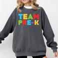 Team Pre-K Shirt Teacher Boy Girl Back To School Graduation Comfort Colors Sweatshirt Pepper