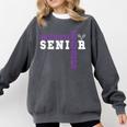 Tennis Senior Night Tennis Senior 2025 Graduation 43 Comfort Colors Sweatshirt Pepper