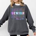 Tie Dye Senior 24 Class Of 2024 Seniors Graduation 24 Comfort Colors Sweatshirt Pepper