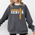 Track Senior Night Track Senior 2025 Graduation 8 Comfort Colors Sweatshirt Pepper
