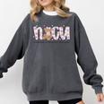 Valentines Day NICU Nurse Cute Bear Neonatal ICU Graduation Comfort Colors Sweatshirt Pepper