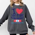 Vet Tech I Love Veterinary Technician Graduation Comfort Colors Sweatshirt Pepper
