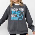 Veterinarian Vet Tech Week Graduation Thank You Birthday Comfort Colors Sweatshirt Pepper