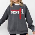 Volleyball Senior Night Volleyball Senior 2025 Graduation 5 Comfort Colors Sweatshirt Pepper