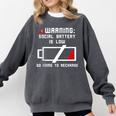 Warning Social Battery Is Low Introvert Shirt Comfort Colors Sweatshirt Pepper Warning Social Battery Is Low Introvert Shirt Comfort Colors Sweatshirt Pepper