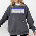 Windows Xp Error Comfort Colors Sweatshirt Pepper Windows Xp Error Comfort Colors Sweatshirt Pepper