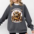 Wise Owl Reading Books Comfort Colors Sweatshirt Pepper
