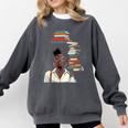 Women's Education Is Freedom Teacher Books Black History Month Comfort Colors Sweatshirt Pepper