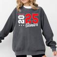 Wrestling Senior Night Wrestling Senior 2025 Graduation 75 Comfort Colors Sweatshirt Pepper