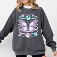 Y2K Butterfly Floppy Disk Art Digital Nostalgia Comfort Colors Sweatshirt Pepper Y2K Butterfly Floppy Disk Art Digital Nostalgia Comfort Colors Sweatshirt Pepper