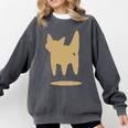 Yk2 Cat With Tomboy Tail 90s Nostalgia Downtown Indie Comfort Colors Sweatshirt Pepper Yk2 Cat With Tomboy Tail 90s Nostalgia Downtown Indie Comfort Colors Sweatshirt Pepper