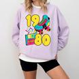 1980 Retro Raised In The 80s Old School Nostalgia Vibes Comfort Colors Sweatshirt Crimson