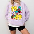 1989 Retro Raised In The 80s Old School Nostalgia Vibes Comfort Colors Sweatshirt Crimson 1989 Retro Raised In The 80s Old School Nostalgia Vibes Comfort Colors Sweatshirt Crimson