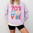 70s Retro Style Roller Skate Cassette Music Nostalgia Comfort Colors Sweatshirt Crimson 70s Retro Style Roller Skate Cassette Music Nostalgia Comfort Colors Sweatshirt Crimson