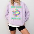 80s 90s Nostalgia Magic Cube Retro Party Costume Comfort Colors Sweatshirt Crimson
