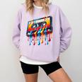 80s 90s Retro Party Costume Nostalgia Cassette Comfort Colors Sweatshirt Crimson 80s 90s Retro Party Costume Nostalgia Cassette Comfort Colors Sweatshirt Crimson