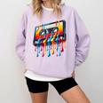 80s 90s Retro Party Costume Nostalgia Cassette Comfort Colors Sweatshirt Crimson 80s 90s Retro Party Costume Nostalgia Cassette Comfort Colors Sweatshirt Crimson