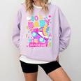 80's Baby 90's Made Me 1980s 1990s Nostalgia Retro Party Comfort Colors Sweatshirt Crimson