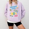 80’s Kid Nostalgia Retro Music Lover Retro 1980s Throwback Comfort Colors Sweatshirt Crimson