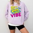 90's Vibe Retro Style Cassette Tape Nostalgia 1990s Party Premium Tri-Blend Comfort Colors Sweatshirt Crimson 90's Vibe Retro Style Cassette Tape Nostalgia 1990s Party Premium Tri-Blend Comfort Colors Sweatshirt Crimson