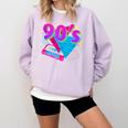 90's Vibe Retro Style Cassette Tape Nostalgia 1990s Party Comfort Colors Sweatshirt Crimson