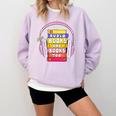 Audiobooks Are Books Too – Bookworm Nerd Reading Geek Comfort Colors Sweatshirt Crimson