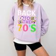 Back To The 70's Mixtape Era Nostalgia Retro 1970 70's Style Comfort Colors Sweatshirt Crimson Back To The 70's Mixtape Era Nostalgia Retro 1970 70's Style Comfort Colors Sweatshirt Crimson
