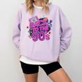 Back To The 90s Retro Nostalgia Comfort Colors Sweatshirt Crimson