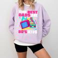 The Best Dads Are 80s Kids 80s Dad Nostalgia Comfort Colors Sweatshirt Crimson The Best Dads Are 80s Kids 80s Dad Nostalgia Comfort Colors Sweatshirt Crimson