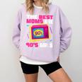 The Best Moms Are 90s Girls 90s Aesthetic Mom Nostalgia Comfort Colors Sweatshirt Crimson