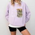 Book Lovers Books Cats Life Is Sweet Cat Lover Comfort Colors Sweatshirt Crimson