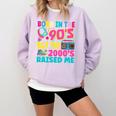 Born In The 90's But The 2000's Raised Me Y2K Nostalgia Comfort Colors Sweatshirt Crimson Born In The 90's But The 2000's Raised Me Y2K Nostalgia Comfort Colors Sweatshirt Crimson