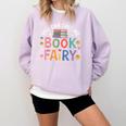 You Can Call Me Book Fairy Reading Magical Hobby Comfort Colors Sweatshirt Crimson