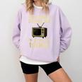 You Can't Scare Me I'm From The 1900s Television Retro Comfort Colors Sweatshirt Crimson