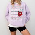 I Closed My Book To Be Here Ugly Christmas Sweater Comfort Colors Sweatshirt Crimson I Closed My Book To Be Here Ugly Christmas Sweater Comfort Colors Sweatshirt Crimson