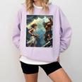 David And Goliath Bible Book Of Samuel King David Comic Comfort Colors Sweatshirt Crimson