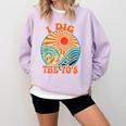 I Dig The 70s Aesthetic Nostalgia 1970's Retro 70s Party Comfort Colors Sweatshirt Crimson