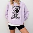 Elder Emo Club Skeleton Nostalgia It Wasn't a Phase Mom Comfort Colors Sweatshirt Crimson