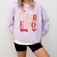 Elder Emo Retro Punk Typography Nostalgia Comfort Colors Sweatshirt Crimson Elder Emo Retro Punk Typography Nostalgia Comfort Colors Sweatshirt Crimson