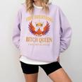 Fire Breathing Bitch Queen I Will Not Be Afraid Fantasy Book Comfort Colors Sweatshirt Crimson Fire Breathing Bitch Queen I Will Not Be Afraid Fantasy Book Comfort Colors Sweatshirt Crimson