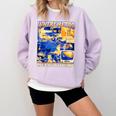 Frutiger Aero Retro Vibes Y2K 90's Vibes Comfort Colors Sweatshirt Crimson