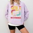 Gen X Lots Of Memories No Evidence Retro Nostalgia Humor Comfort Colors Sweatshirt Crimson