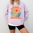 Groovy Brother 70s Aesthetic Nostalgia 1970's Retro Brother Comfort Colors Sweatshirt Crimson Groovy Brother 70s Aesthetic Nostalgia 1970's Retro Brother Comfort Colors Sweatshirt Crimson