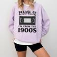 Over The Hill Please Be Patient I'm From The 1900s VHS Premium Tri-Blend Comfort Colors Sweatshirt Crimson Over The Hill Please Be Patient I'm From The 1900s VHS Premium Tri-Blend Comfort Colors Sweatshirt Crimson