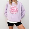 Hot Girls Read Pink Aesthetic Book Lover Reading Comfort Colors Sweatshirt Crimson