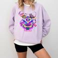 I’m This Old Retro 80s Nostalgia Alien Comfort Colors Sweatshirt Crimson